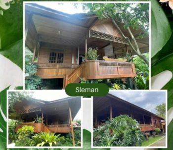 Dijual Sebidang Tanah beserta bangunan Rumah Panggung daerah Sleman